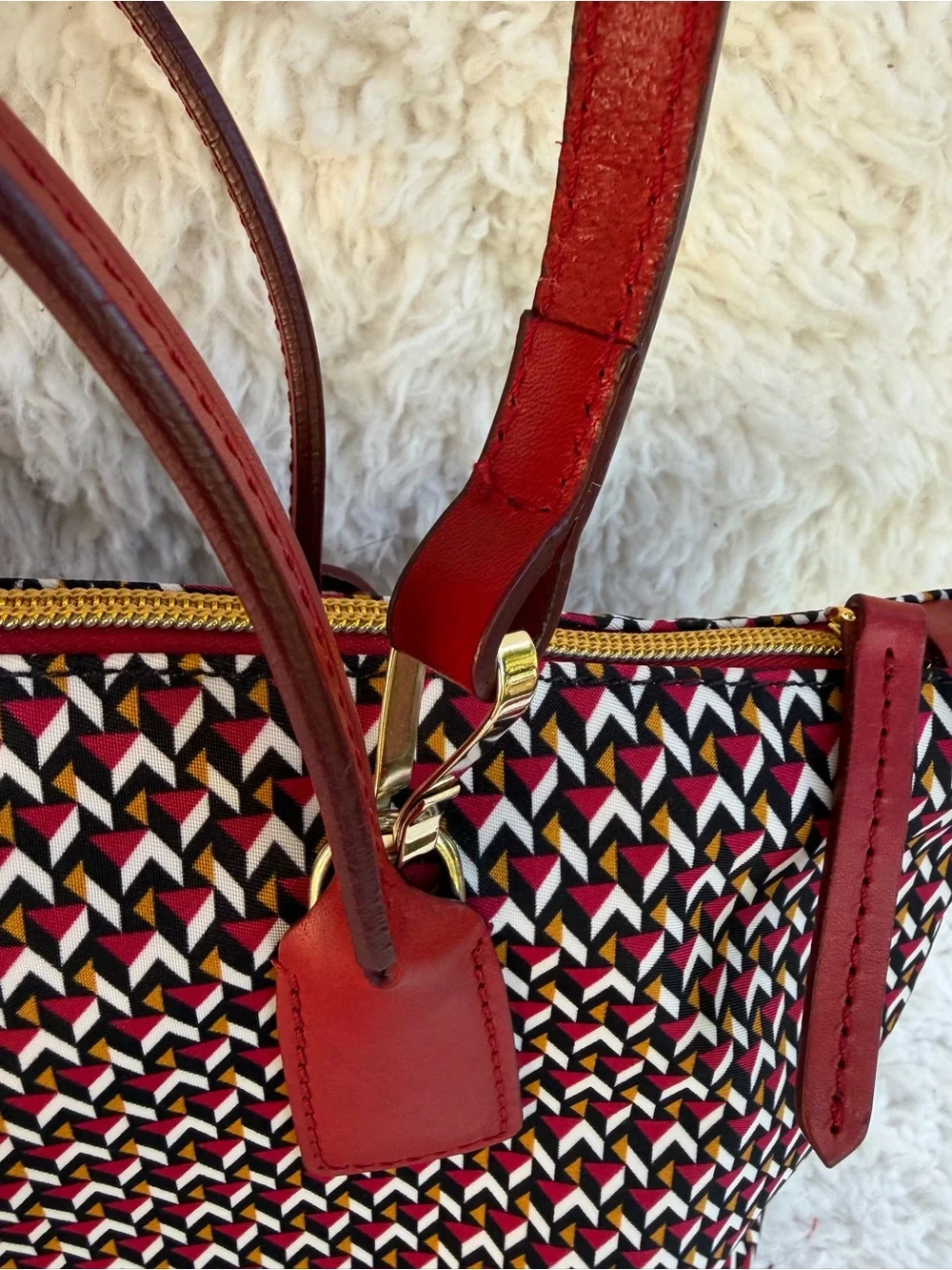 Roberta Pieri Tatami print tote crossbody